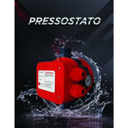 Pressostato Com Manômetro PS1100M Komeco