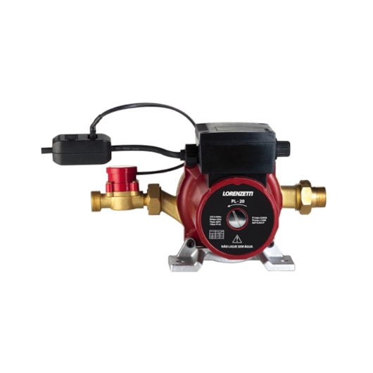 Pressurizador De Água Pl20 Vermelho/preto Lorenzetti 127V - Imagem principal - 8cf82ee8-19ba-44c5-b590-e0faf7c1bfcb