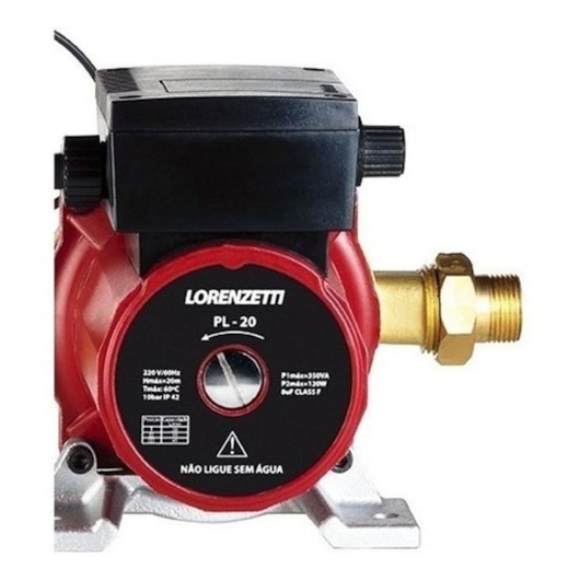 Pressurizador De Água PL20 Vermelho/Preto Lorenzetti 220v - Imagem principal - 393ade6e-2b99-4365-8516-505e4d166e77