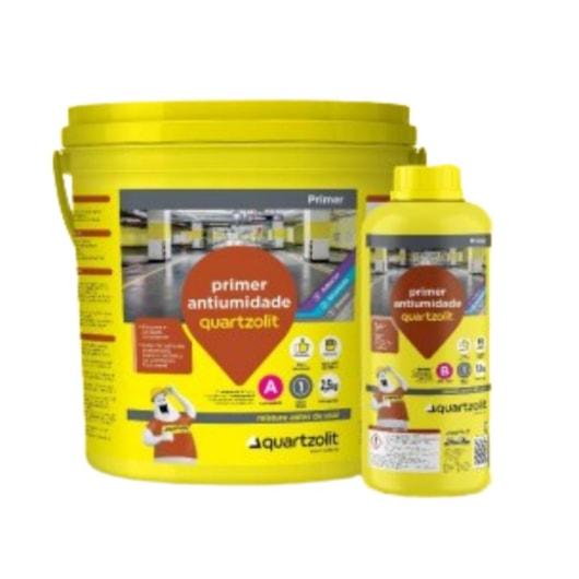 Primer Antiumidade RU A+B Quartzolit 3,8Kg - Imagem principal - 86fb1501-8df5-4f9c-8252-af6d2a88f526