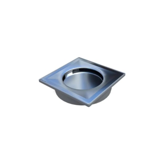 Ralo Automático Elleve Touch Polido 15x15cm Linear - Imagem principal - 9567c01e-c244-4553-b5c4-7caad19257f6