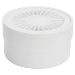 Ralo Cilindrico Sifonado Branco Amanco 10x5,4x4cm