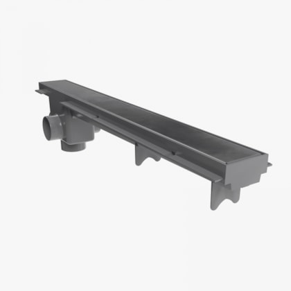 Ralo Linear 50cm Com Tampa Inox Escovado 50cm Astra