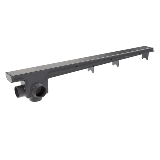 Ralo Linear Com Tampa Inox Escovado 70cm Astra - Imagem principal - 714e5950-897a-443c-9704-471c0a34d1cb