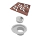 Ralo Linear Novii Grelha 10x10cm Red Gold Linear - 12e7240c-ea87-4ea0-996d-20e54456b455