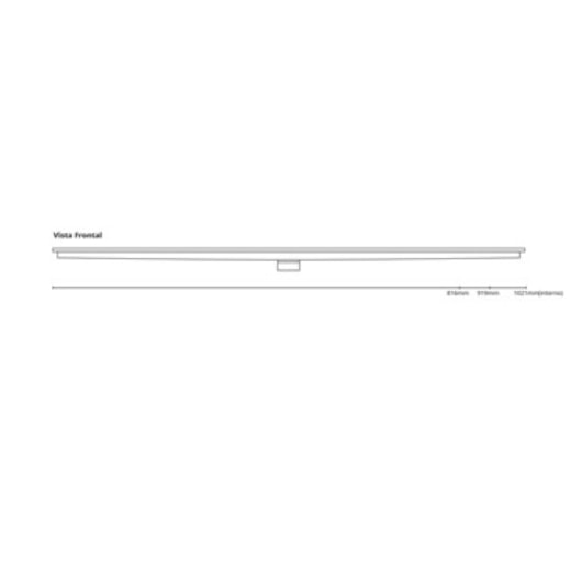 Ralo Linear Royal Com Tampa Oculta 133 Linear 100cm - Imagem principal - 4aa88a77-7d21-46c5-92c7-dd023edb5076