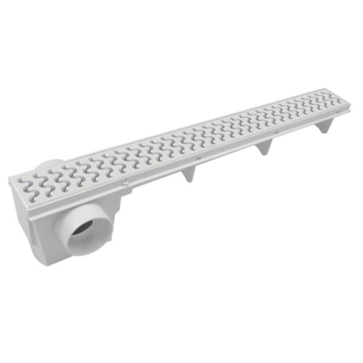 Ralo Linear Sifonado Com Grelha Branco Amanco 90 cm - Imagem principal - fc3d2d27-73d2-4004-9f01-bd958bf38934