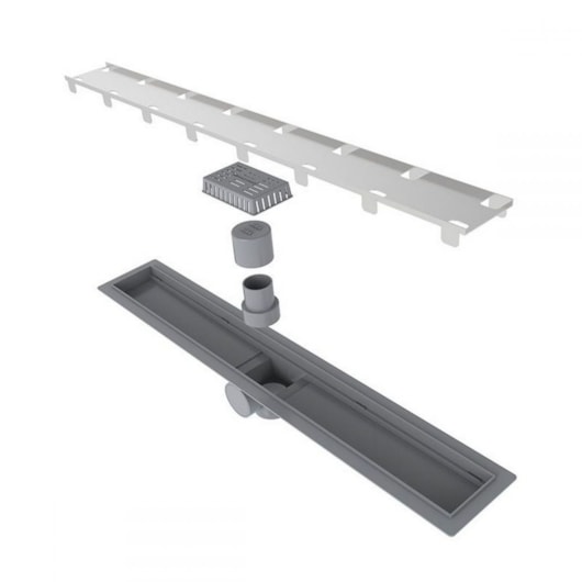Ralo Linear Smart Sifonado 60cm Tampa Oculta Linear - Imagem principal - cd32093d-1d62-4376-ad54-9ddd0afcd0b1