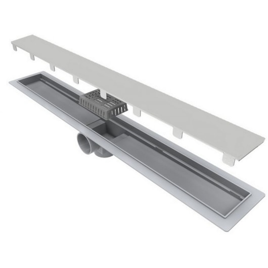 Ralo Linear Smart Tampa Inox 60cm 260 Linear - Imagem principal - 86497372-d027-4a89-8039-0f790e1a3443