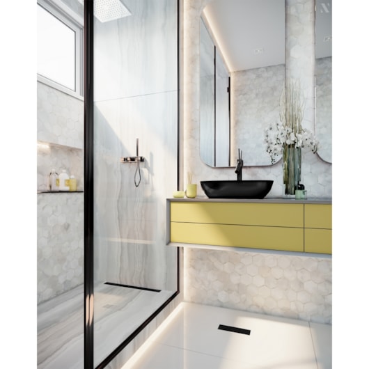 Ralo Linear Versatile Tampa Black Matte 4254 Linear 50cm - Imagem principal - f189ae3b-eac7-48fe-9e6c-01e6d16ef577