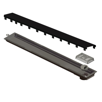 Ralo Linear Versatile Tampa Black Matte 4260 Linear 75cm