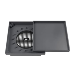 Ralo Oculto Quadrado Cinza Astra 10x10cm