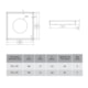 Ralo Oculto Quadrado Inox 10x10cm Mozaik - 5badc111-18e1-4516-ade0-4205669d123b