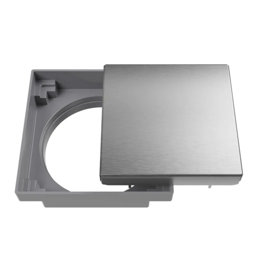 Ralo Oculto Quadrado Inox 15x15cm Astra - Imagem principal - 73c13695-2560-40a8-9582-fe5c35d1fdd5