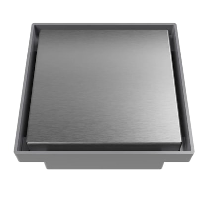 Ralo Oculto Quadrado Inox 15x15cm Astra