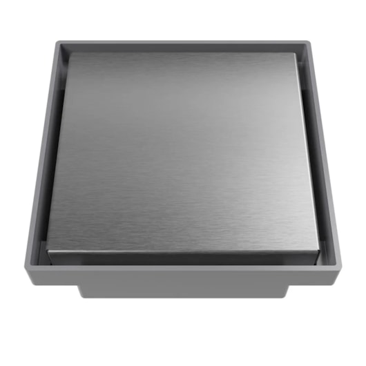 Ralo Oculto Quadrado Inox 15x15cm Astra - Imagem principal - 2fe96927-4517-42ad-9084-868b2e6b8062