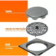 Ralo Quadrado Elegance 12,5x12,5cm Polido Mozaik - 819350c5-8f86-4786-a36b-3bada0d255e9