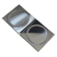 Ralo Quadrado Elegance 17,5x17,5cm Escovado Mozaik - b6920296-d7d5-4906-8ded-5b84b1949d03