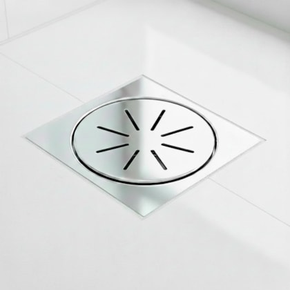 Ralo Quadrado Elegance Decor Polido Mozaik 12,5x12,5cm