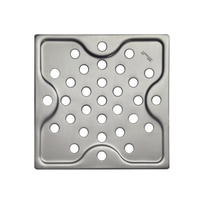 Ralo Quadrado em Aço Inox 10x10cm Tramontina
