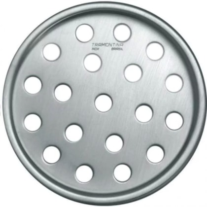 Ralo Redondo Aço Inox Acetinado Tramontina 15cm