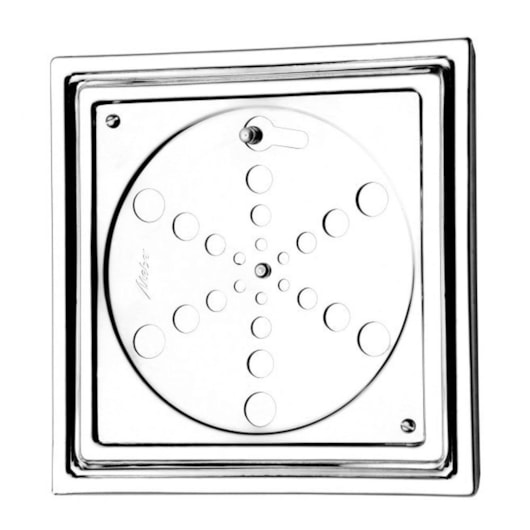 Ralo Rotativo De Inox 10x10cm Com Caixilho 1410 Meber - Imagem principal - 3eadd190-0aba-491d-abb8-e7f3ad55d1aa