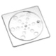 Ralo Rotativo De Inox 15x15cm Sem Caixilho 1415 Meber - 85bedfa0-0788-40da-83ea-8814c56787ab