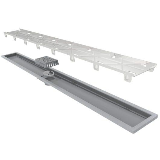 Ralo Royal Com Tampa Oculta Linear 80cm - Imagem principal - f3d7c04f-7b30-410e-b99e-1e62e1a956f0