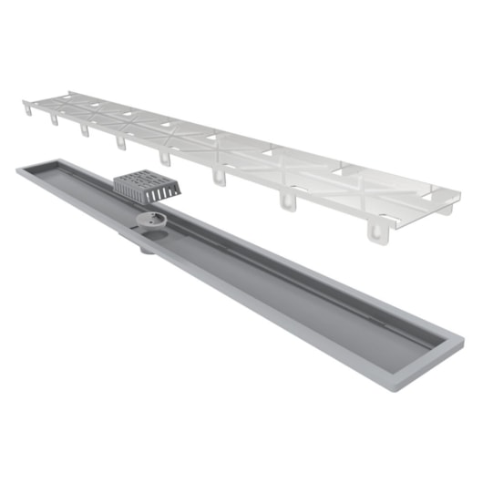 Ralo Royal Com Tampa Oculta Linear 90cm - Imagem principal - e55694de-29ae-4e53-9771-c49546631e7c