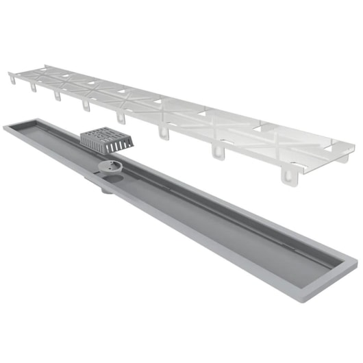 Ralo Royal Tampa Oculta Inox Linear 90cm - Imagem principal - 0817b298-c928-4825-87cd-f321ec42e30e