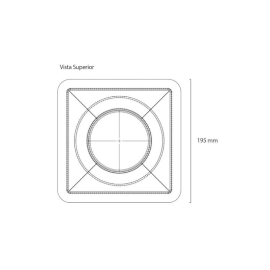 Ralo Square Com Tampa Inox Escovado Linear 15x15cm - Imagem principal - 3e34c92d-8a9b-45e9-986e-6fc20ca139d4