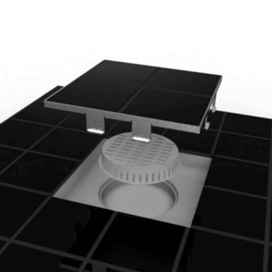 Ralo Square de Tampa Oculta Elleve Linear 10X10cm - Imagem principal - 37e2a22e-c131-46f1-98c7-4e124fa06d9b