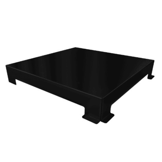 Ralo Square Tampa Black Matte Linear Acessórios 15x15cm - Imagem principal - 1bc8ef9c-d5f6-44be-a812-2d55854567f6