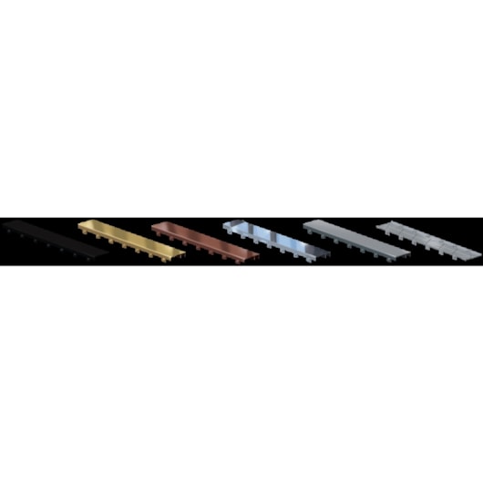 Ralo Versatile Tampa Inox Escovado Linear 50cm - Imagem principal - 7b9a8743-498f-4133-be3d-2026f9750218