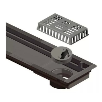 Ralo Versatile Tampa Inox Escovado Linear 75cm