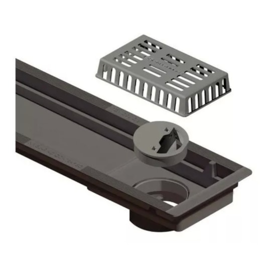 Ralo Versatile Tampa Inox Escovado Linear 75cm - Imagem principal - 314220d9-b8de-4743-8703-9d8a3d1d6d3f