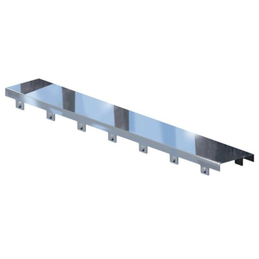 Ralo Versatile Tampa Inox Polida Linear 75cm - Imagem principal - 1c9a0a07-2675-4935-a6ee-4bdeb7585eec