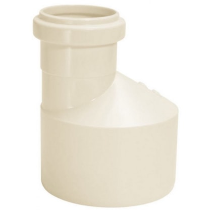 Redução Excêntrica Esgoto Série Reforçada 75x50mm Amanco