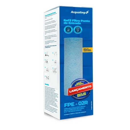 Refil De Filtro Ponto De Entrada Antibac Fpe-02r Acqualimp - Imagem principal - 07439746-bee3-43fd-a5a1-a0b424f71565