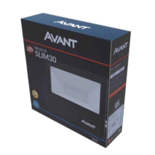 Refletor Led Slim1000 6500k Luz Branca Fria Preto Avant Bivolt 1000W - Imagem principal - e8760f9e-fd01-4152-9e7a-fc7f16acc47b