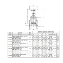 Registro De Gaveta Abnt Saneamento 1.1/2 Docol