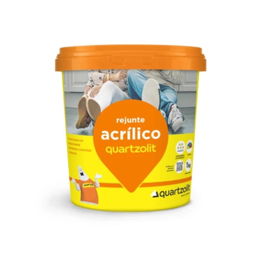 Rejunte Acrílico 1kg Cinza Ártico Quartzolit - Imagem principal - 626f8741-8cc0-4aa8-9e63-a48f7f2f9a11