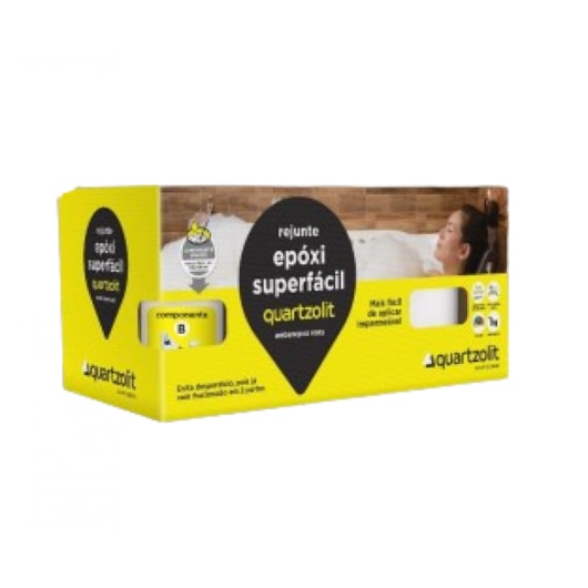 Rejunte Epóxi Superfácil Bege Quartzolit 1kg - Imagem principal - ae429e82-2d9a-4150-982c-244e4af58e57