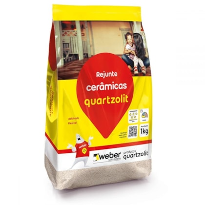 Rejunte Flexível 1kg Cinza Platina Quartzolit