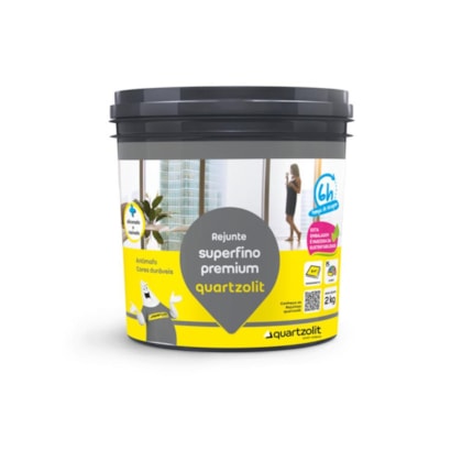Rejunte Superfino Premium 2kg Argila Quartzolit