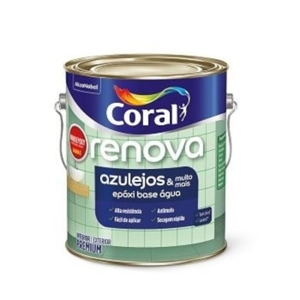 Renova Azulejos Brilhante Base Pm 3,2L Coral