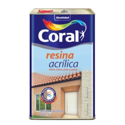 Resina Acrilica Brilhante Transparente 5l Coral