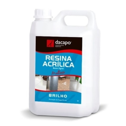 Resina Acrílica Multiuso Brilho Dacapo 5l - Imagem principal - 531d37a1-7006-4702-a125-4f41785b5289