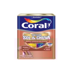 Resina Impermeabilizante Proteção Sol & Chuva Perola Coral 18L
