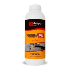 Resina PU Poliuretano Transparente À Base De Água Fosco Dacapo 1l